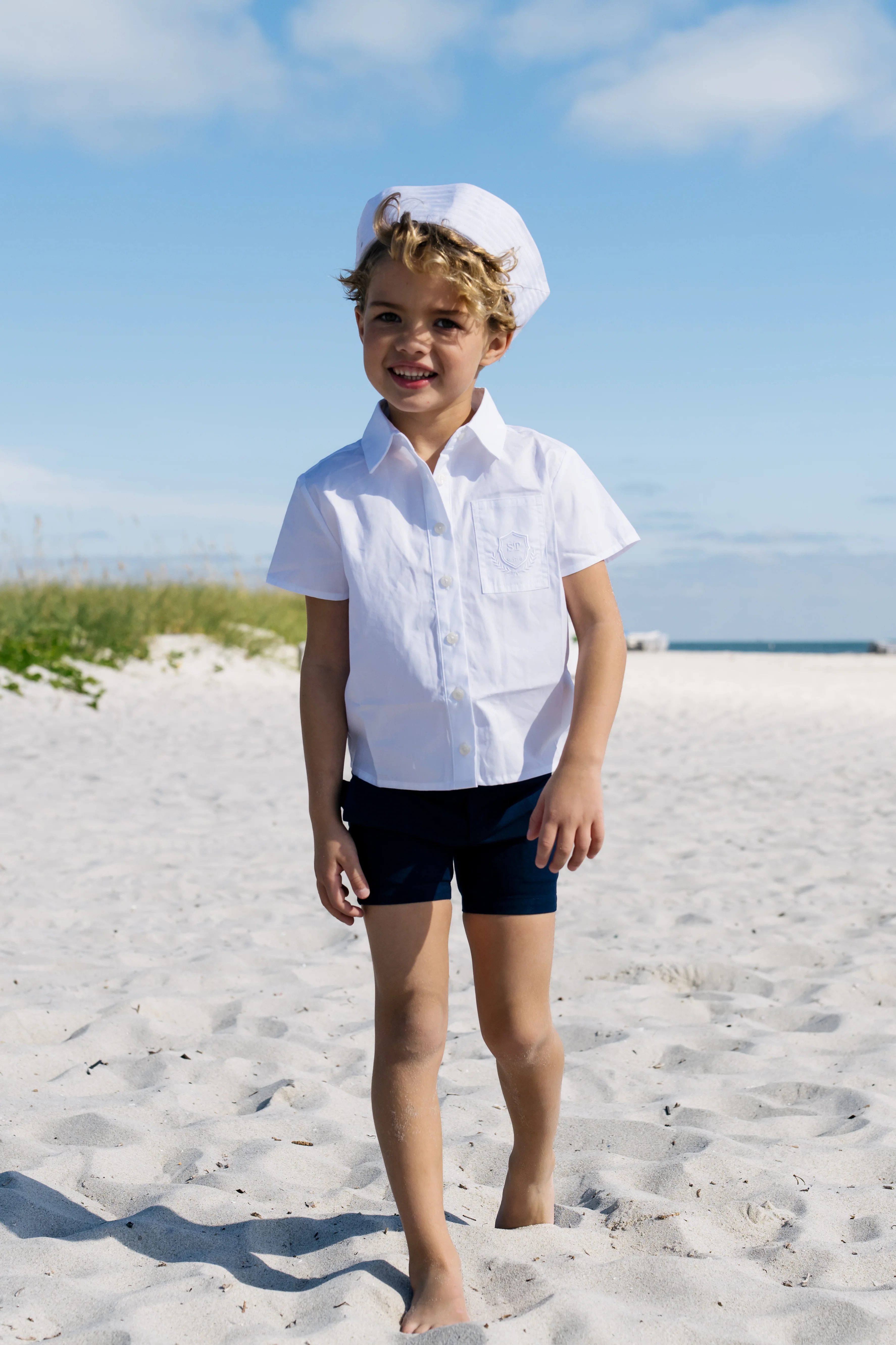 Sweet Threads Blue Ace Shorts Knit - Image 2