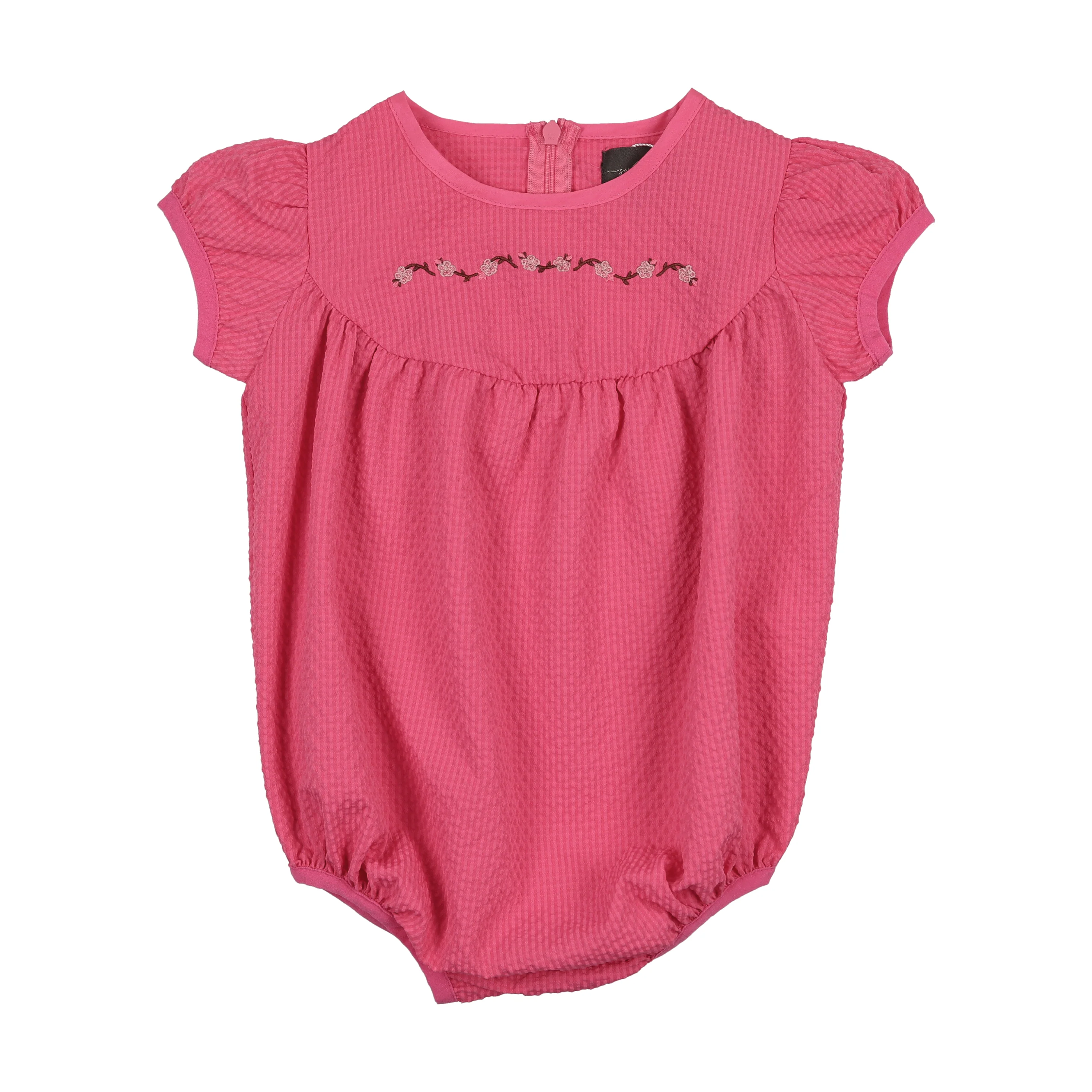 Sweet Threads Hot Pink Puce Romper