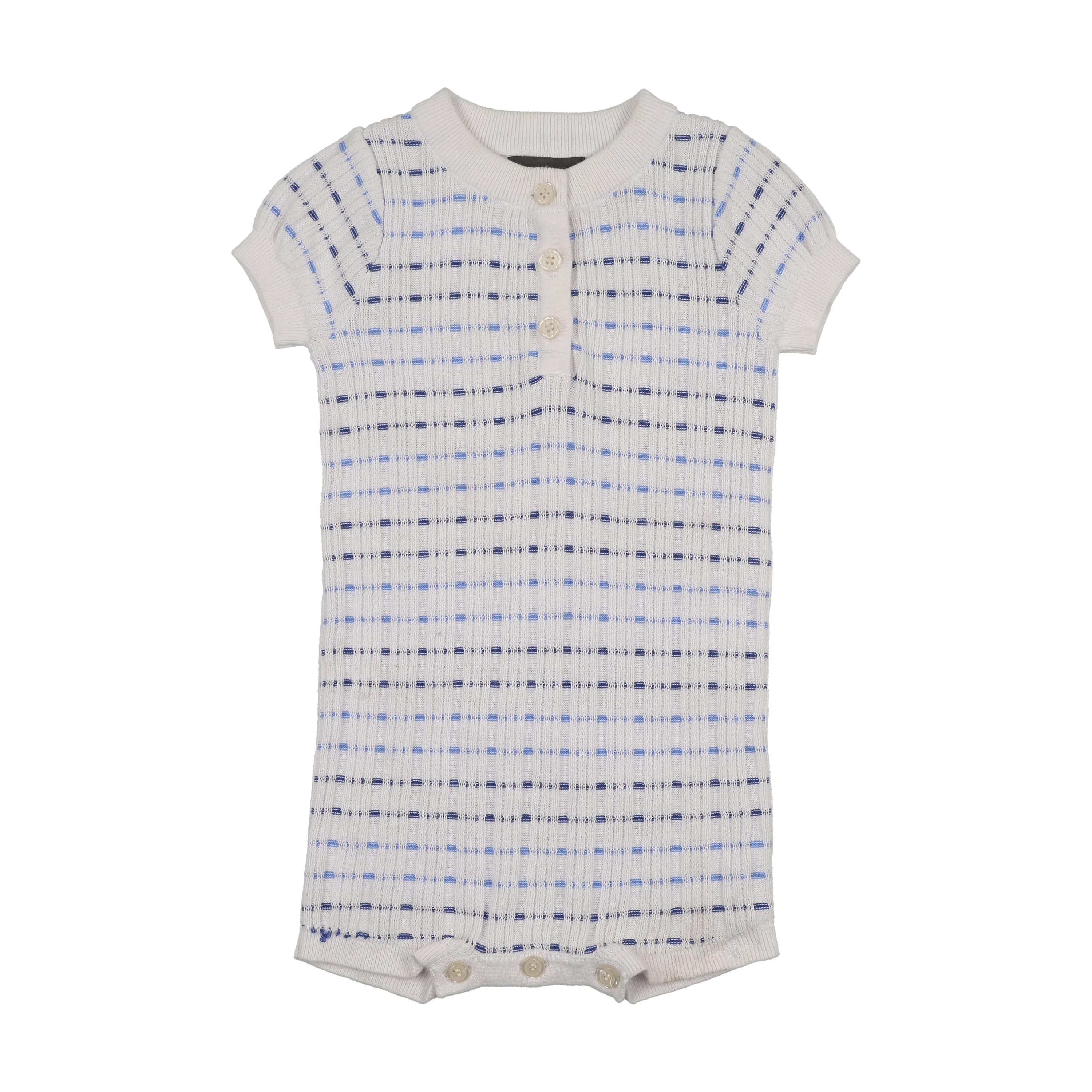 Sweet Threads White Brooks Baby Romper