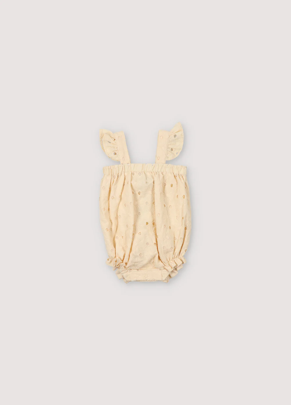 The New Society Creta Baby Romper Macadamia