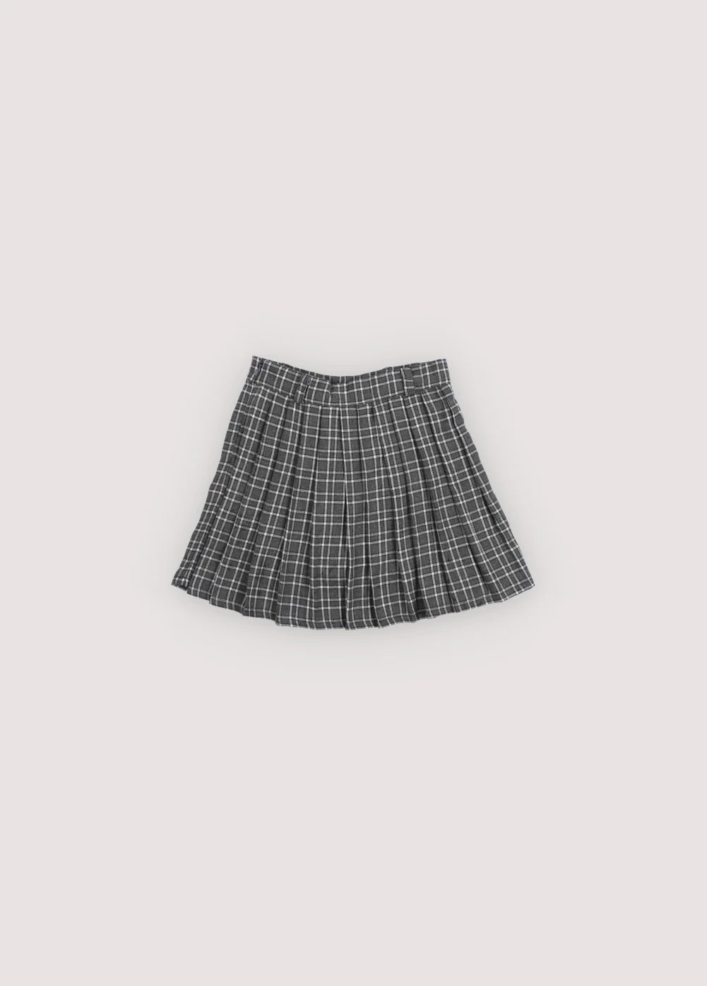 The New Society Galactic Grey Check Martina Special Skirt KNEE LENGTH - Image 3