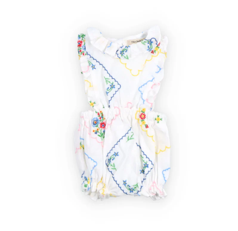 The New Society - Jacinthe Baby Romper Multicolor Embroidery