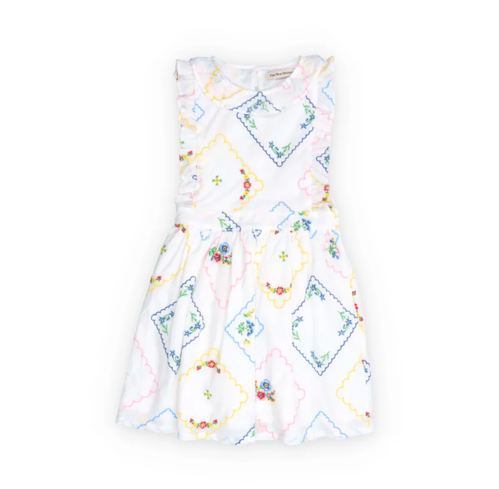 The New Society - Jacinthe Dress Multicolor Embroidery