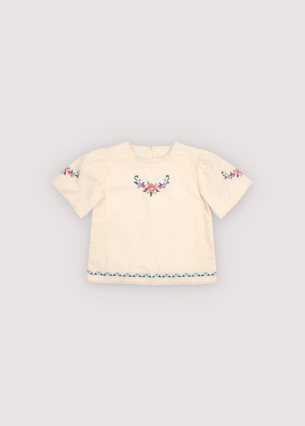 The New Society - Narcise Blouse Ecru