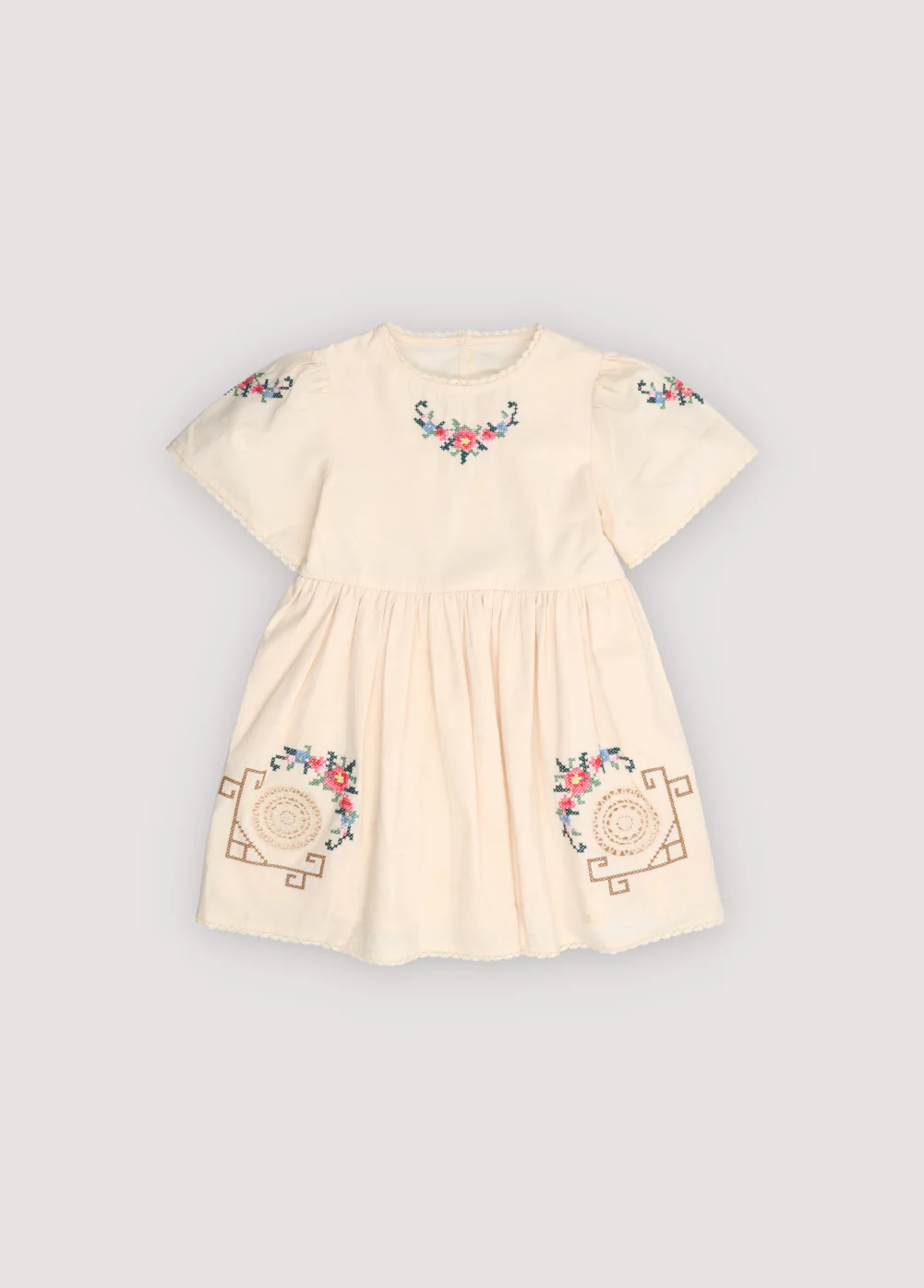 The New Society - Narcise Special Dress Ecru