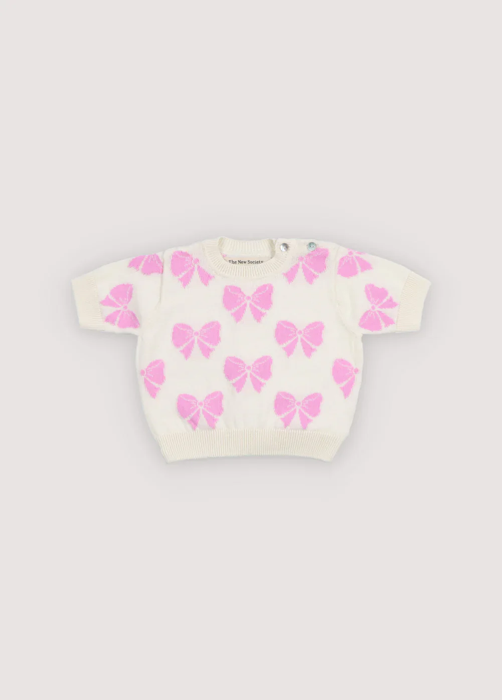 The New Society - Pinpilin Baby Jumper Pink Lavander Bow