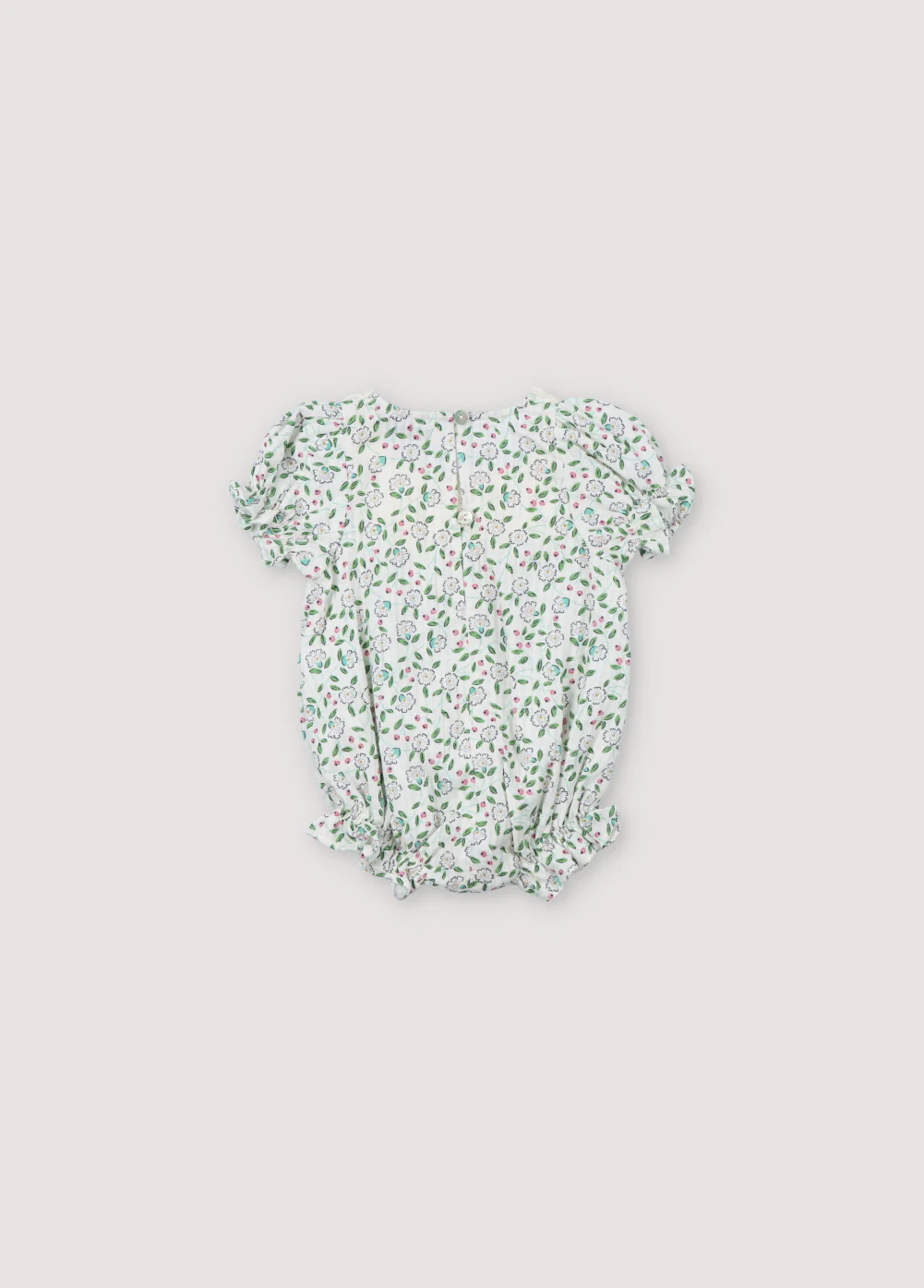 The New Society Tanatos Baby Romper Jasmine Flowers Print - Image 2