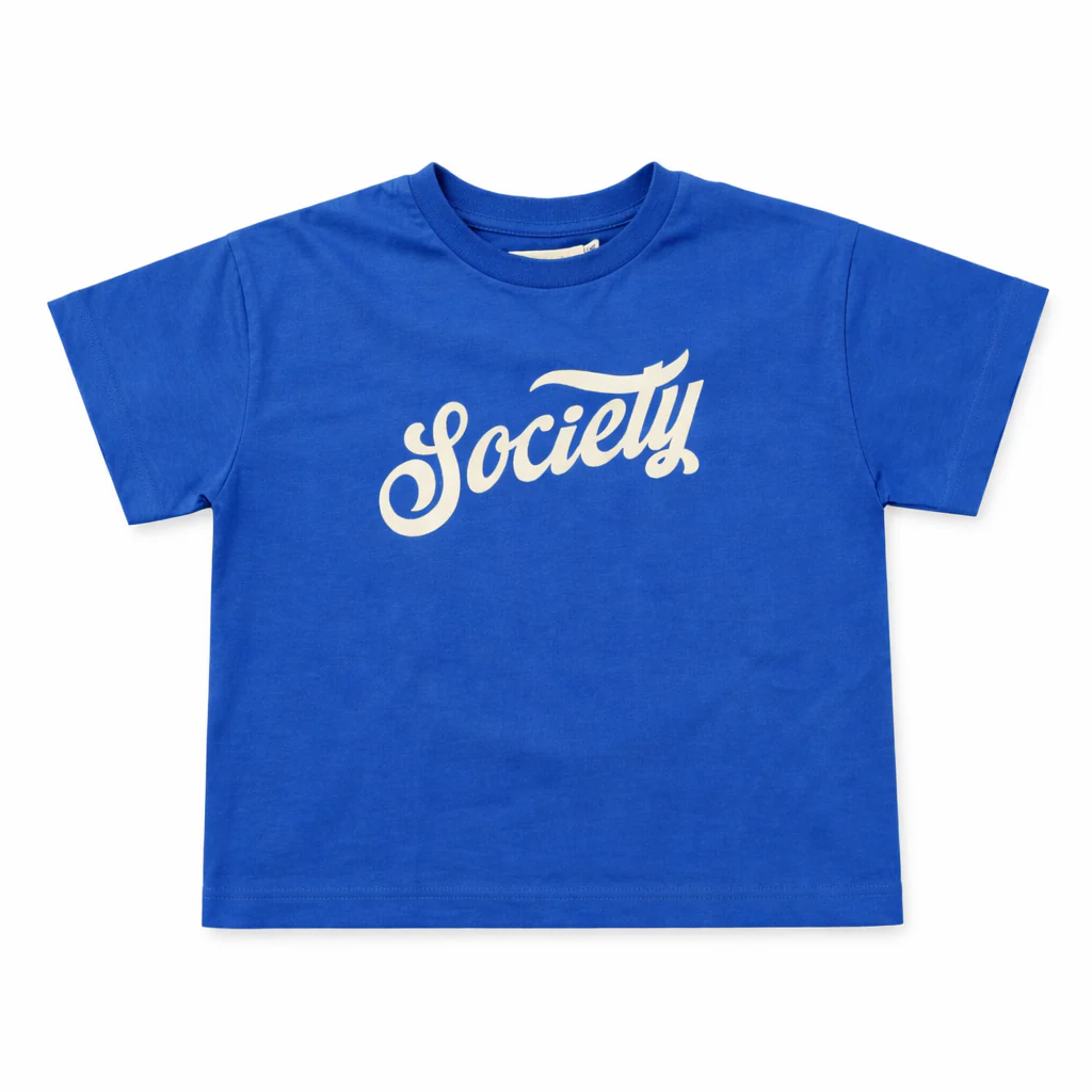 The New Society - Tilo T-Shirt Deep Sea Blue