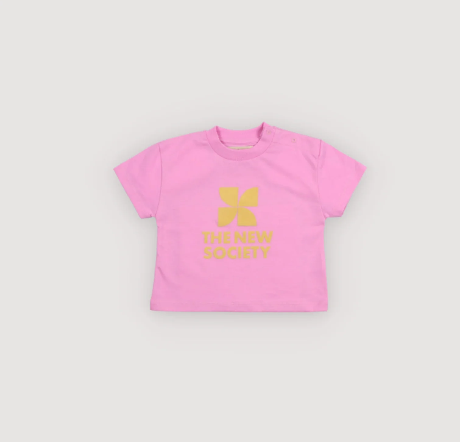 The New Society - Tns Logo Baby T-Shirt Pink Lavander