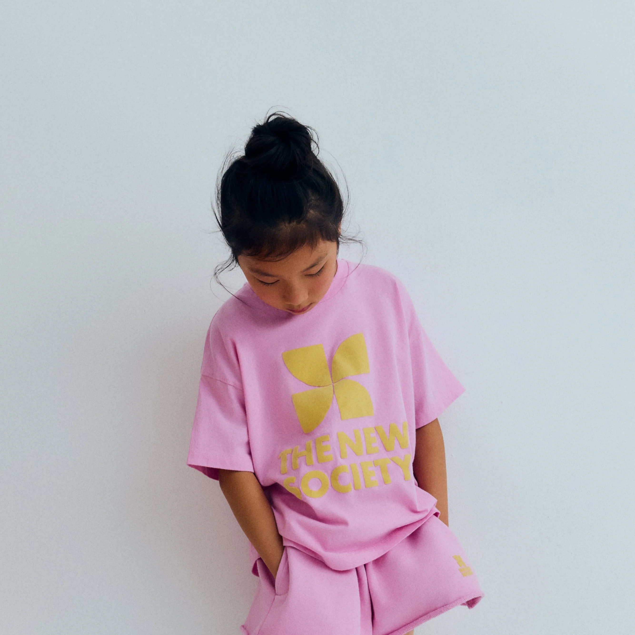 The New Society - TNS Logo T-Shirt Pink Lavander - Image 2