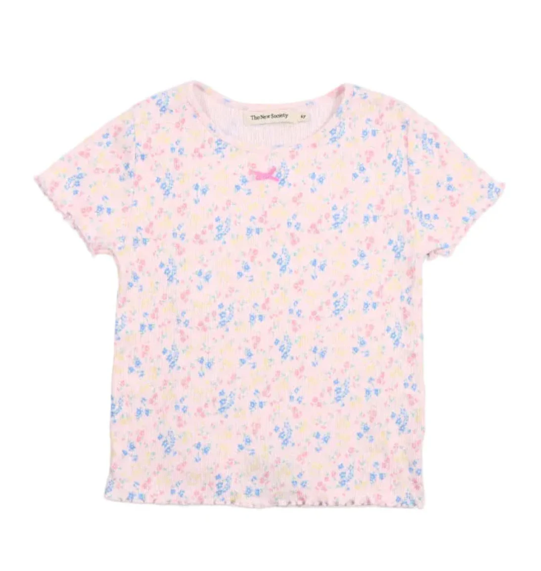 The New Society - Tns Rib Baby Tee Sabina Print