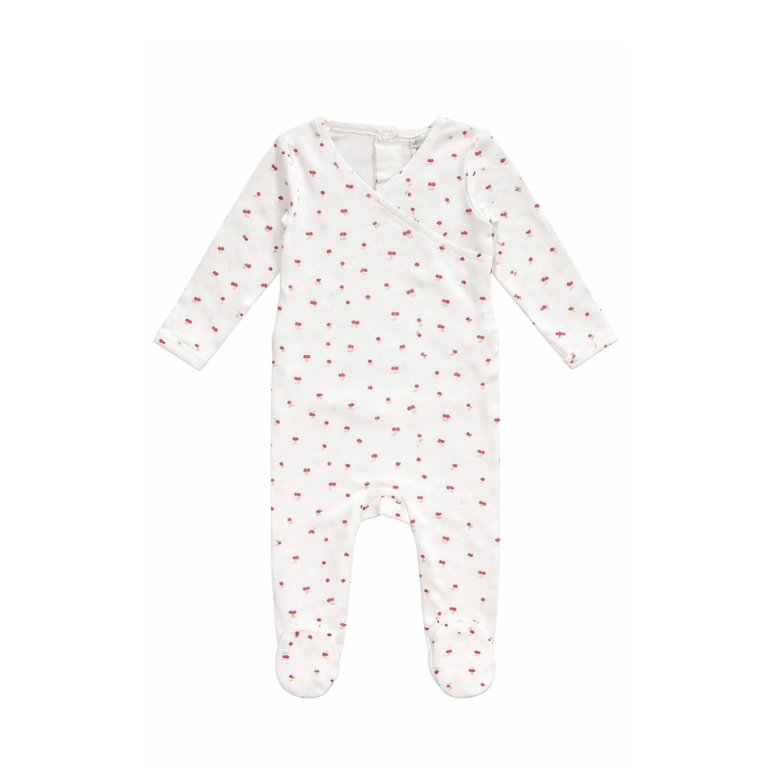 Bonjoy Tiny Fruits Footie - Tiny Cherries