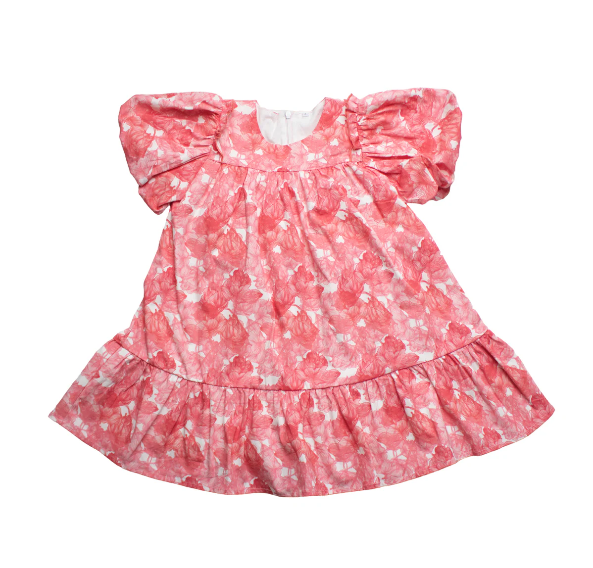 Tiny Too Abstract Flower Dress Pink