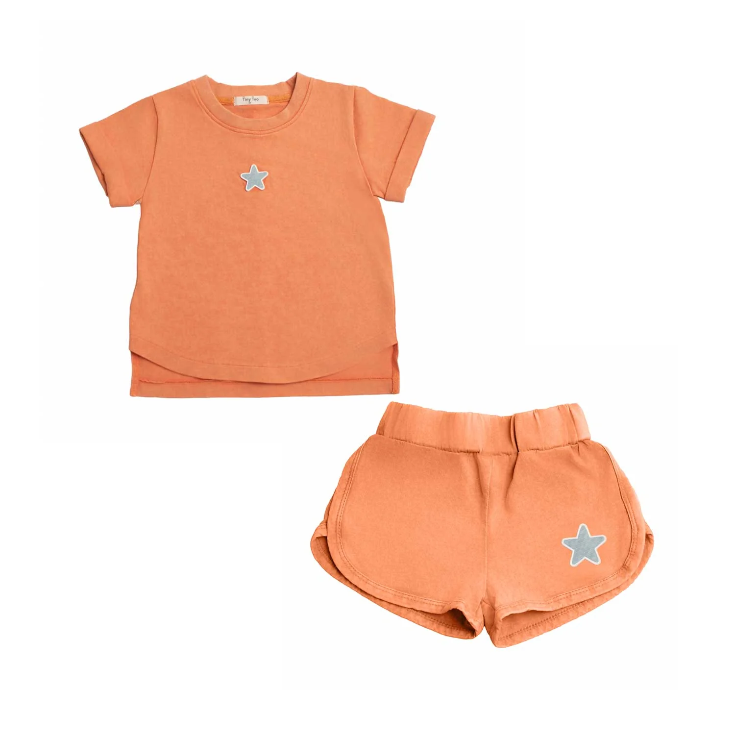 Tiny Too Orange Baby Boy 2 Piece Set