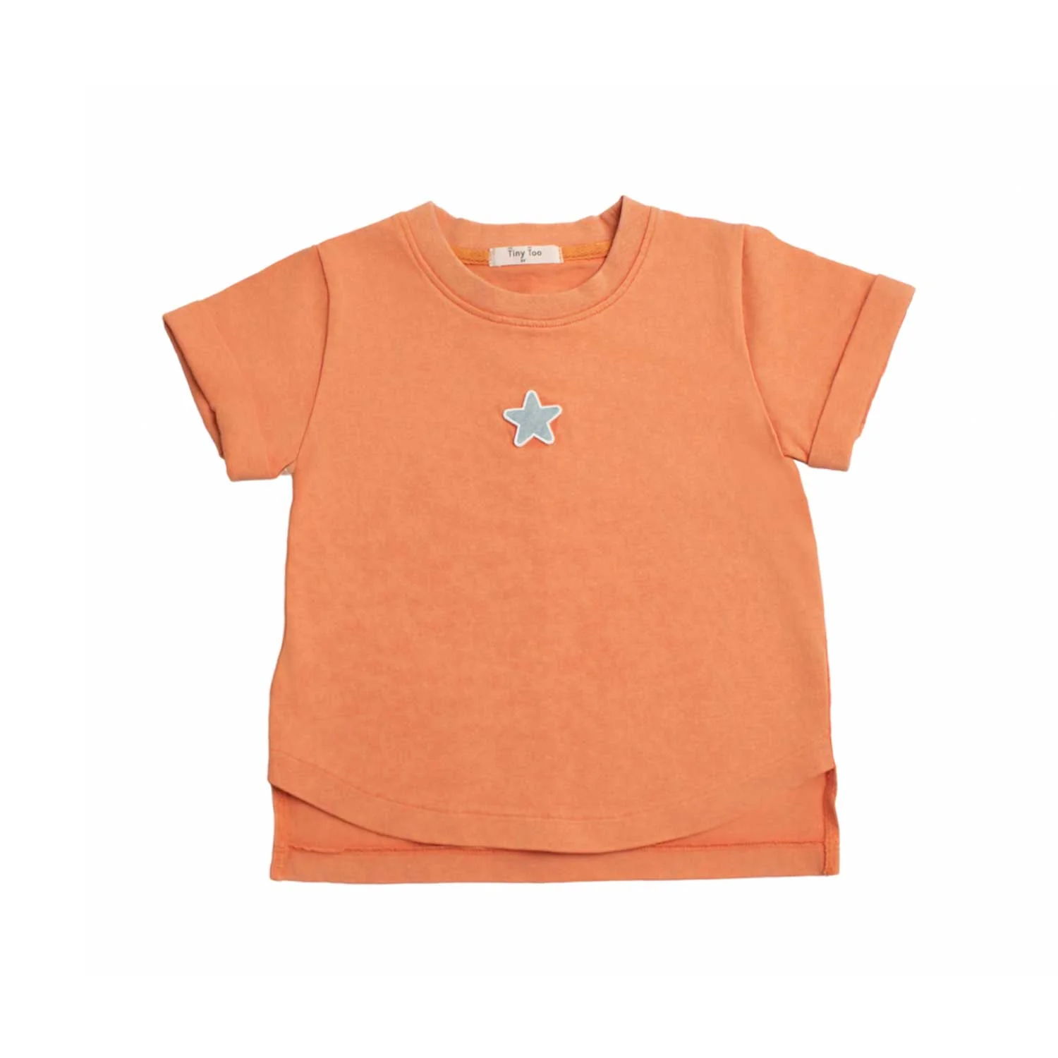 Tiny Too Orange Boys Short Sleeve Top