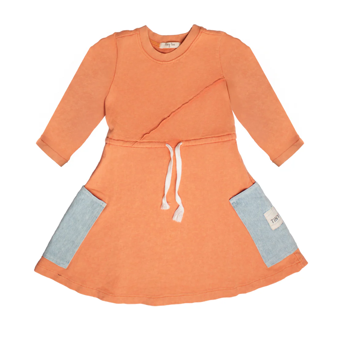 Tiny Too Orange Dress Long Sleeve