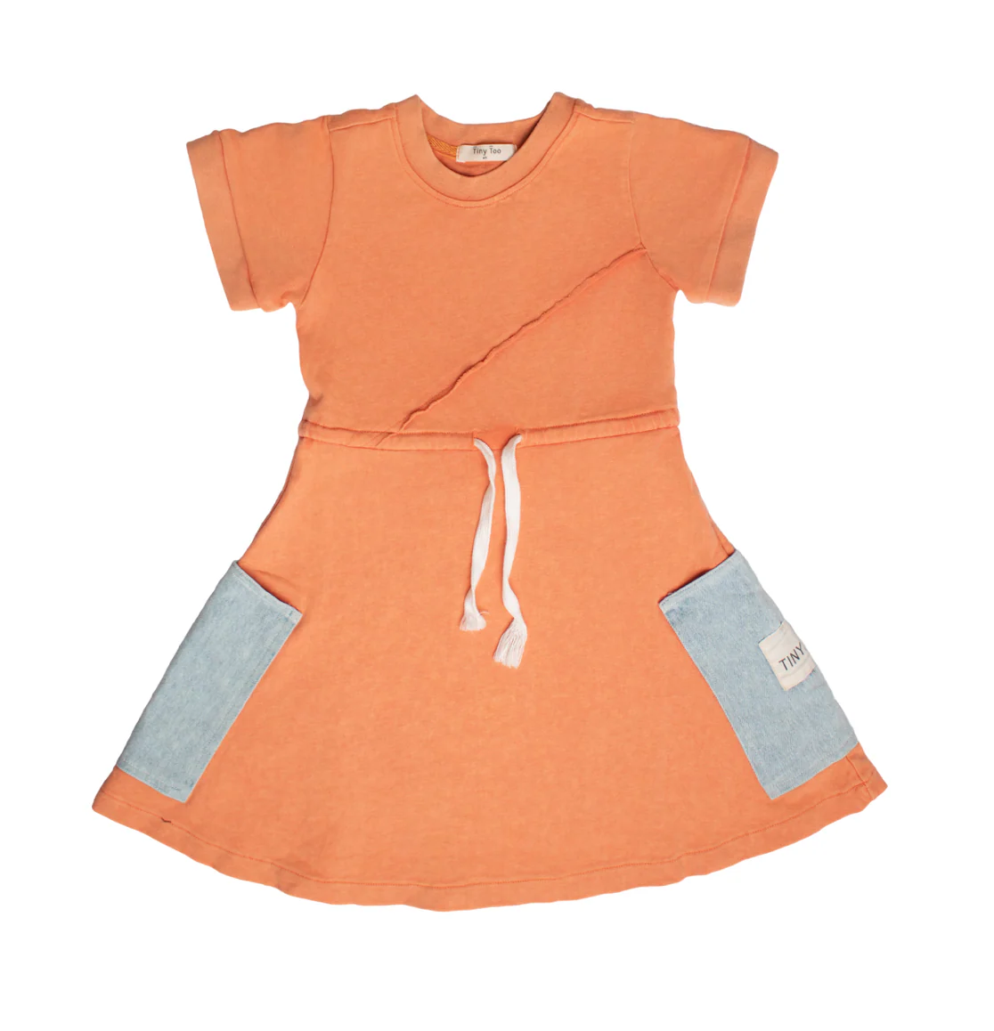 Tiny Too Orange Dress Short Sleeve