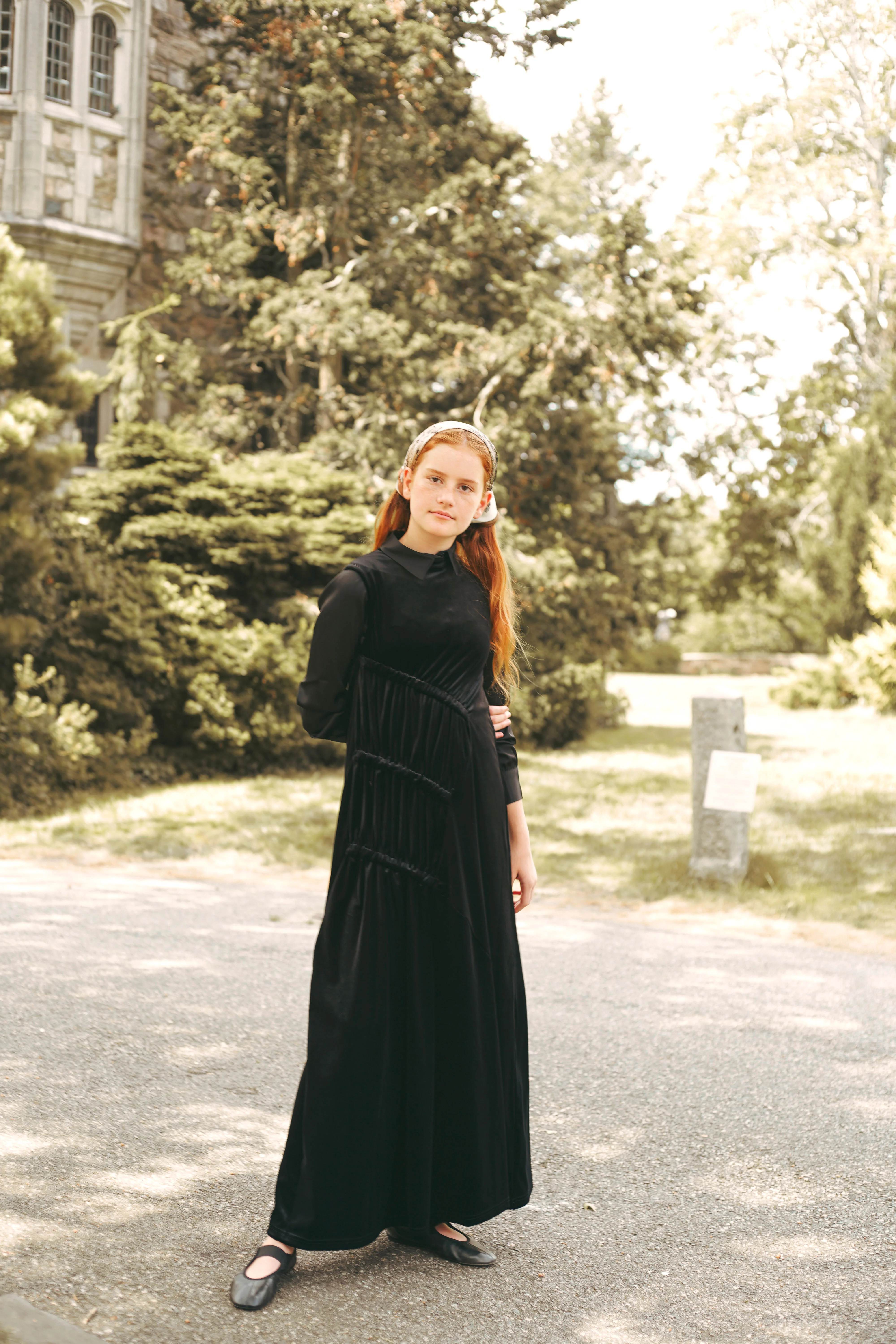 Urban Edge Black Satin Blouse - Image 2