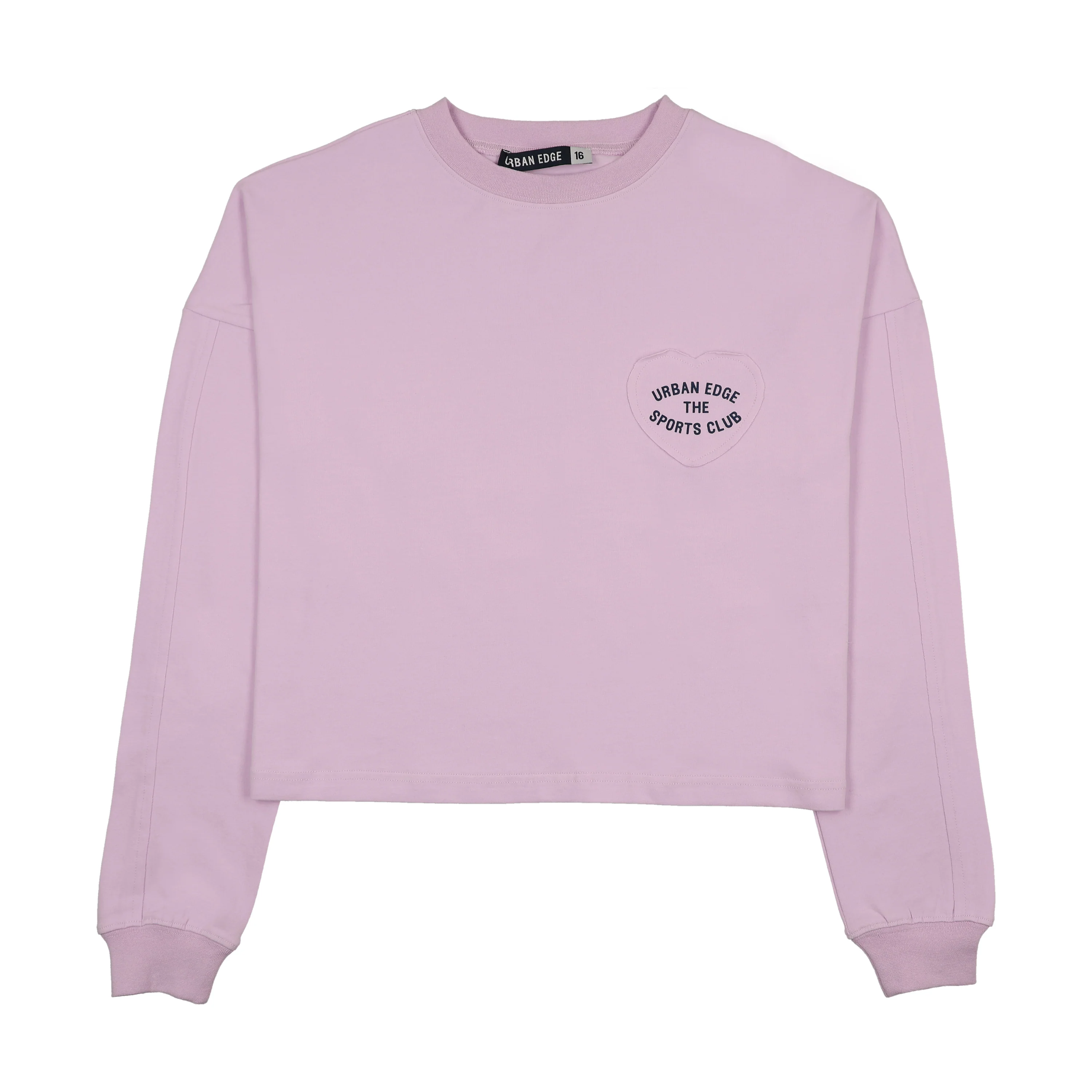 Urban Edge Light Purple Heart Patch Tee