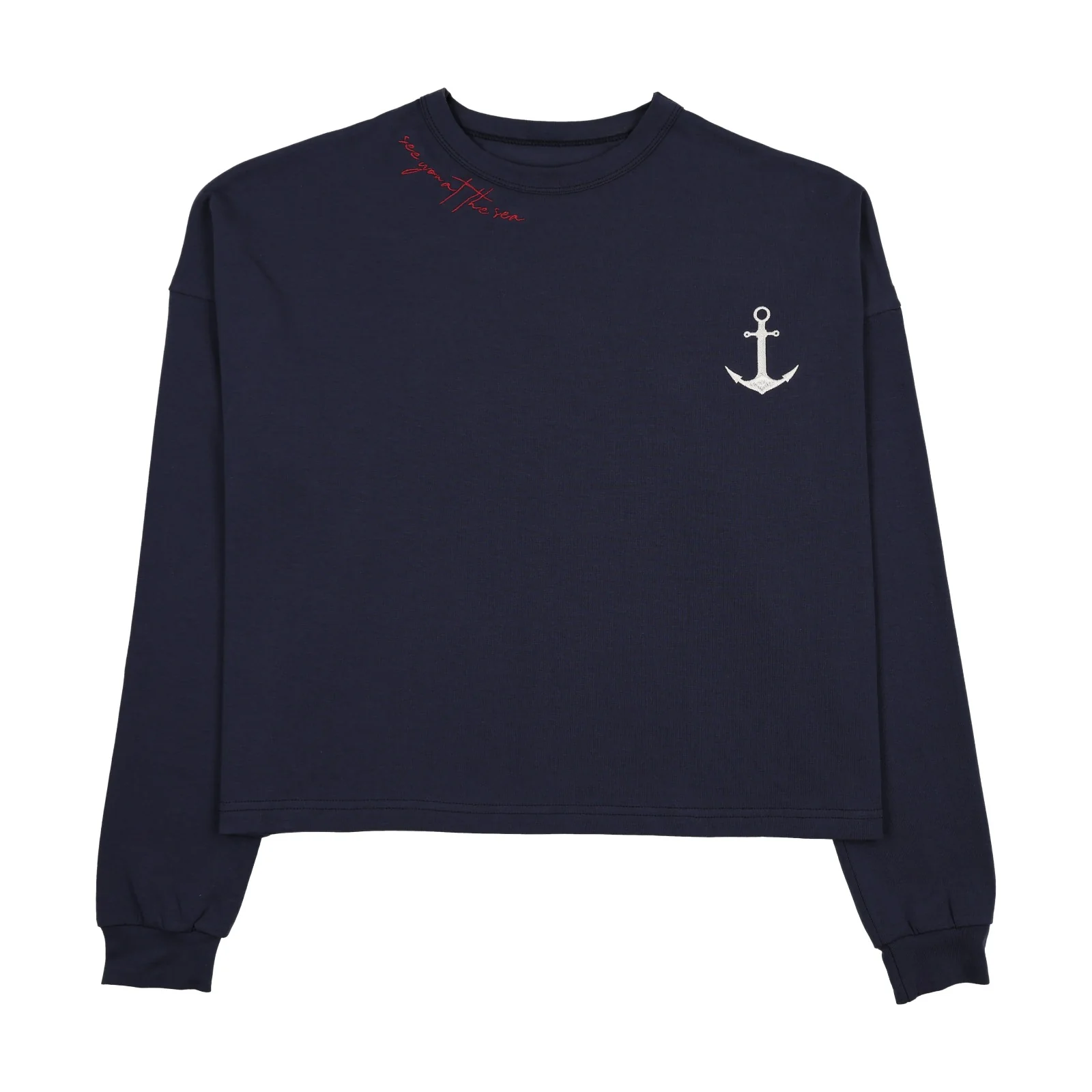 Urban Edge Navy Reg Anchor Tee