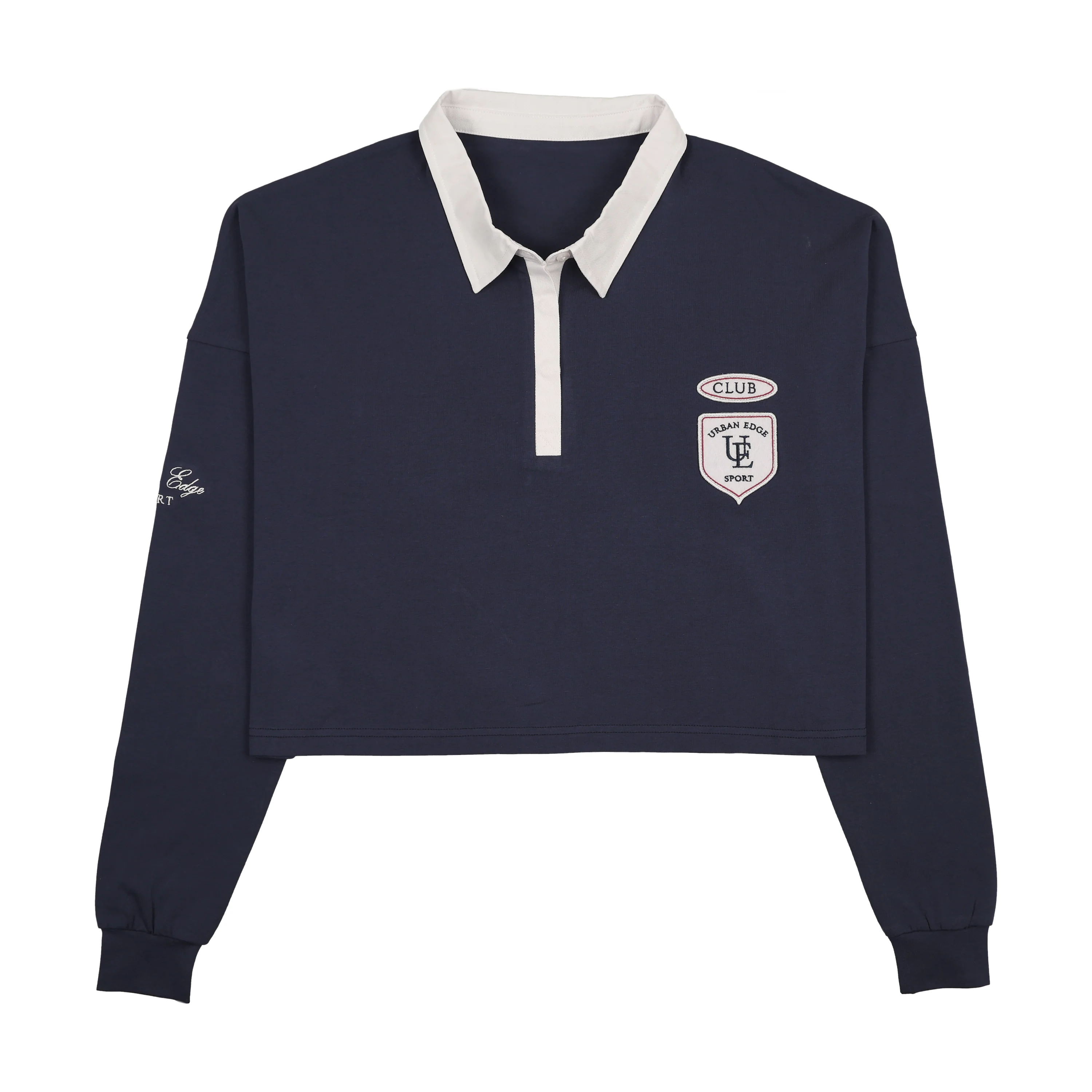Urban Edge Navy Rugby Tee
