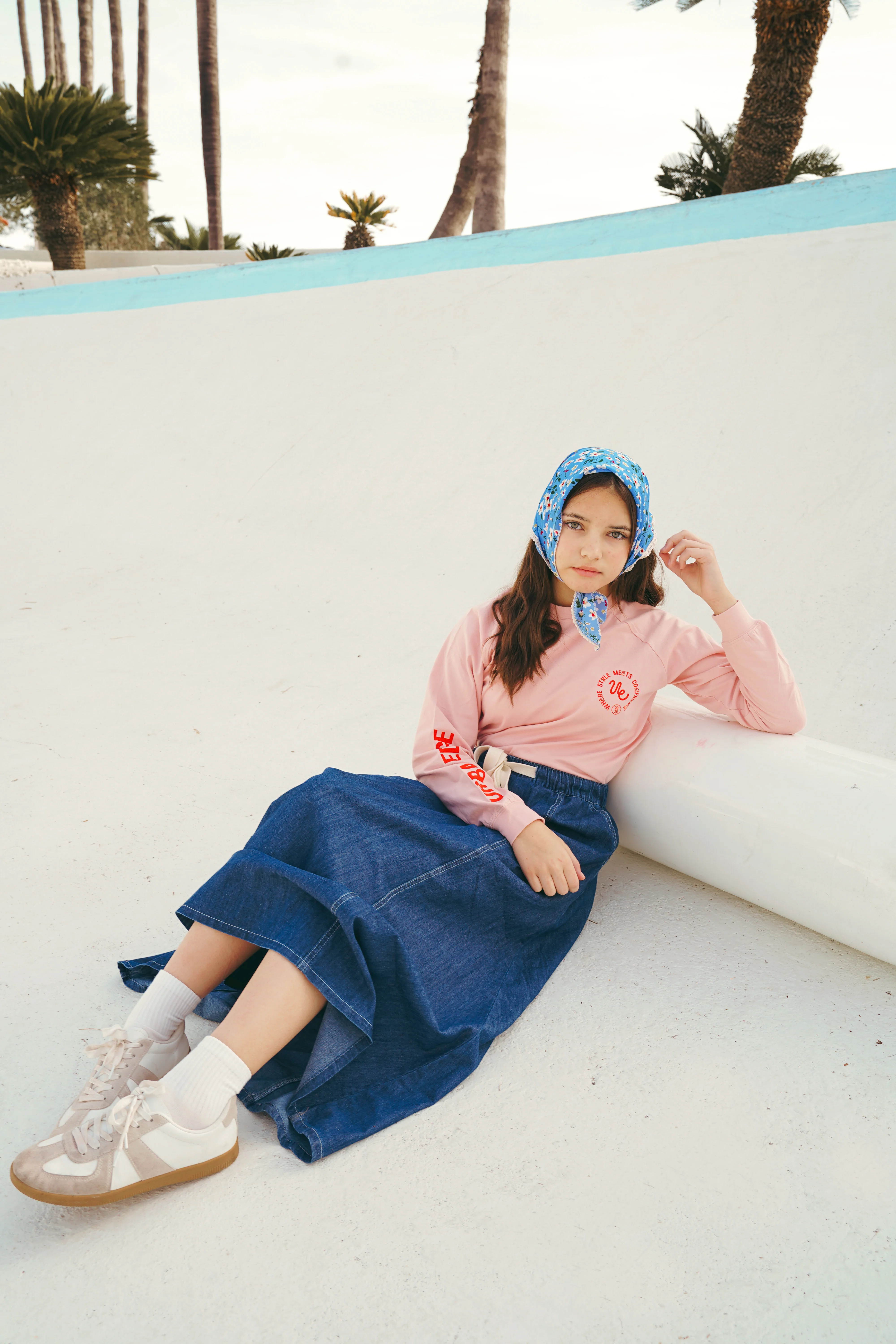 Urban Edge Pink Oversized Raglan Tee - Image 2