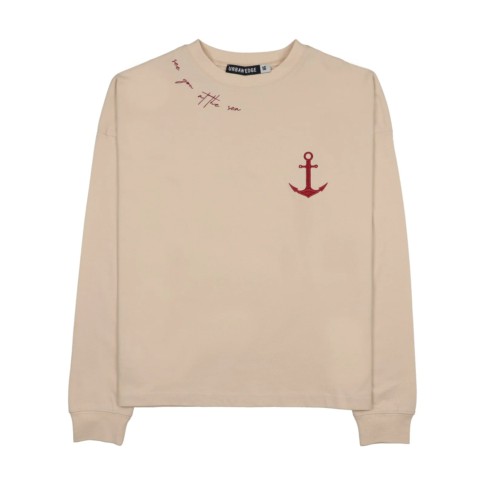 Urban Edge Tan Reg Anchor Tee