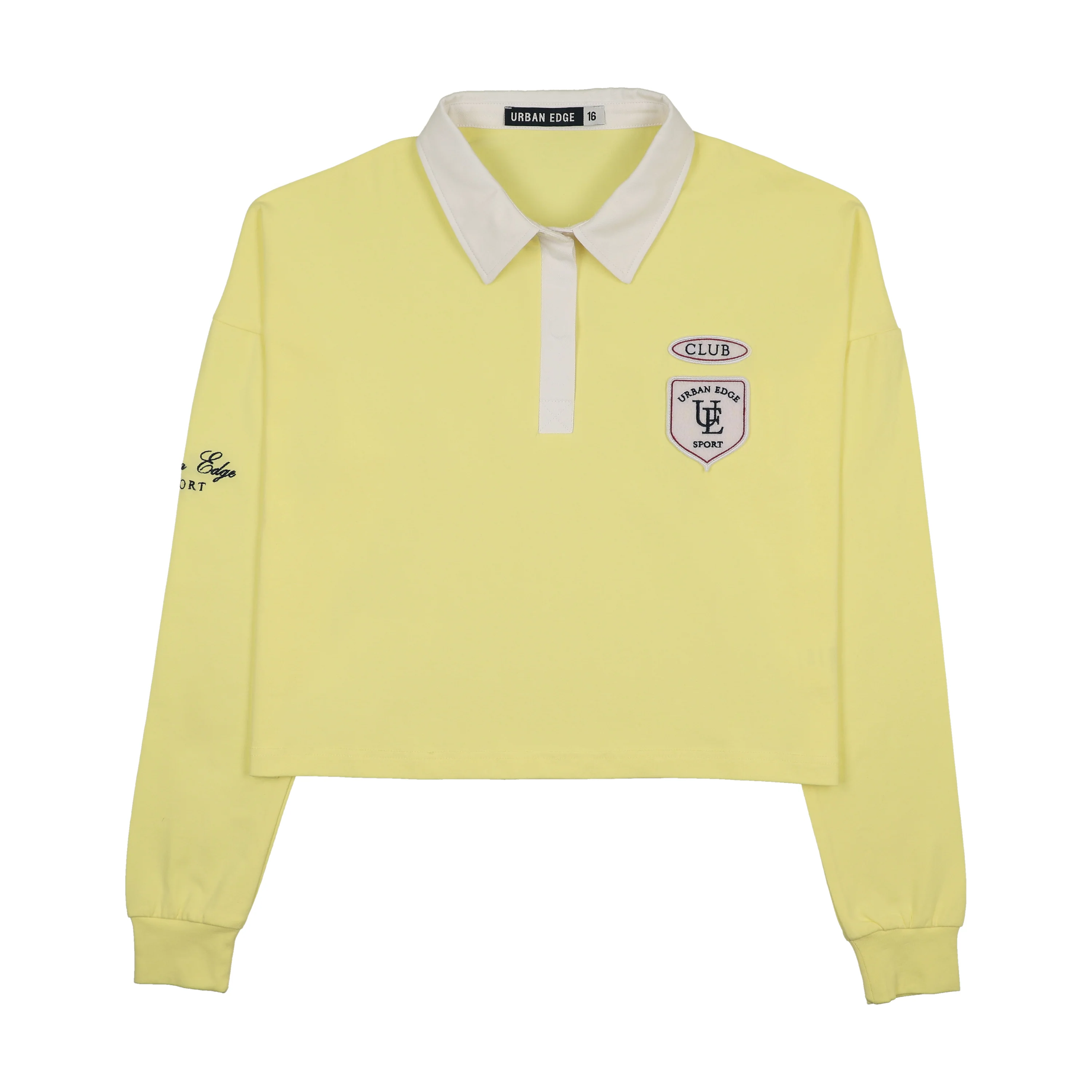 Urban Edge Yellow Rugby Tee