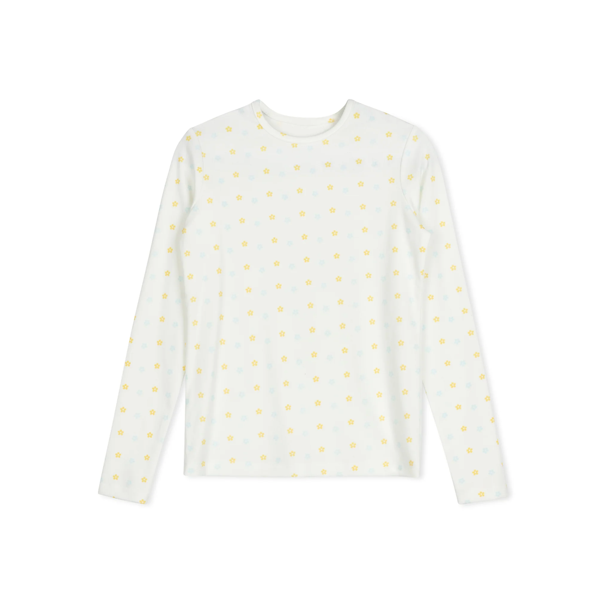 Velvette Label Yellow/Blue Floral Tee