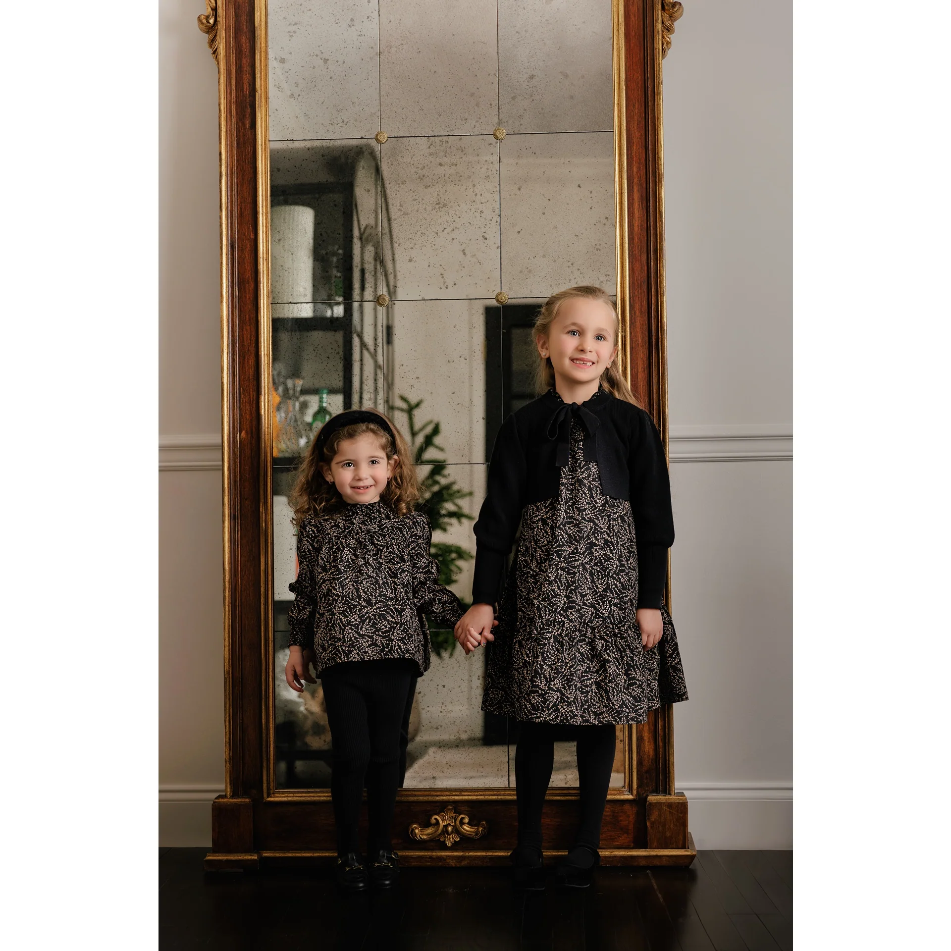 Velvette Label Black Blossom Baby Set - Image 2