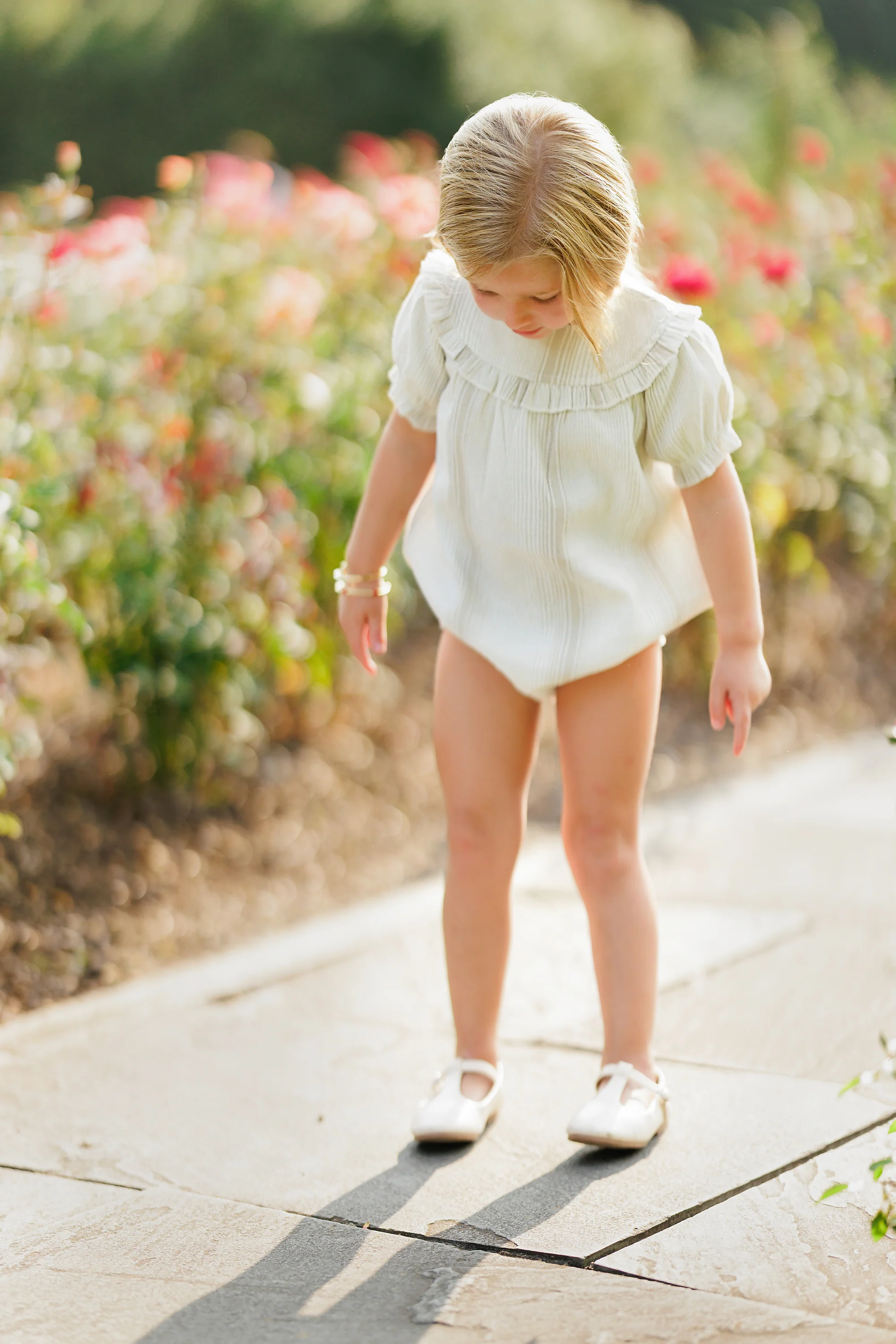 Velvette Striped Flutter Romper - Image 2