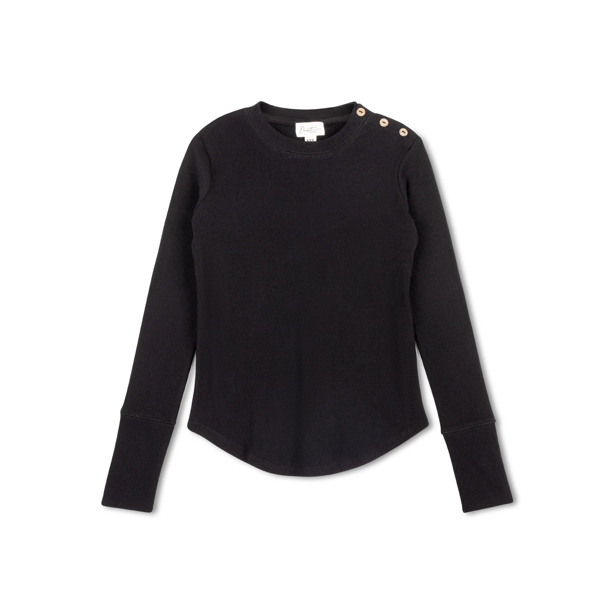 Velvette Label Teen Black T-Shirt