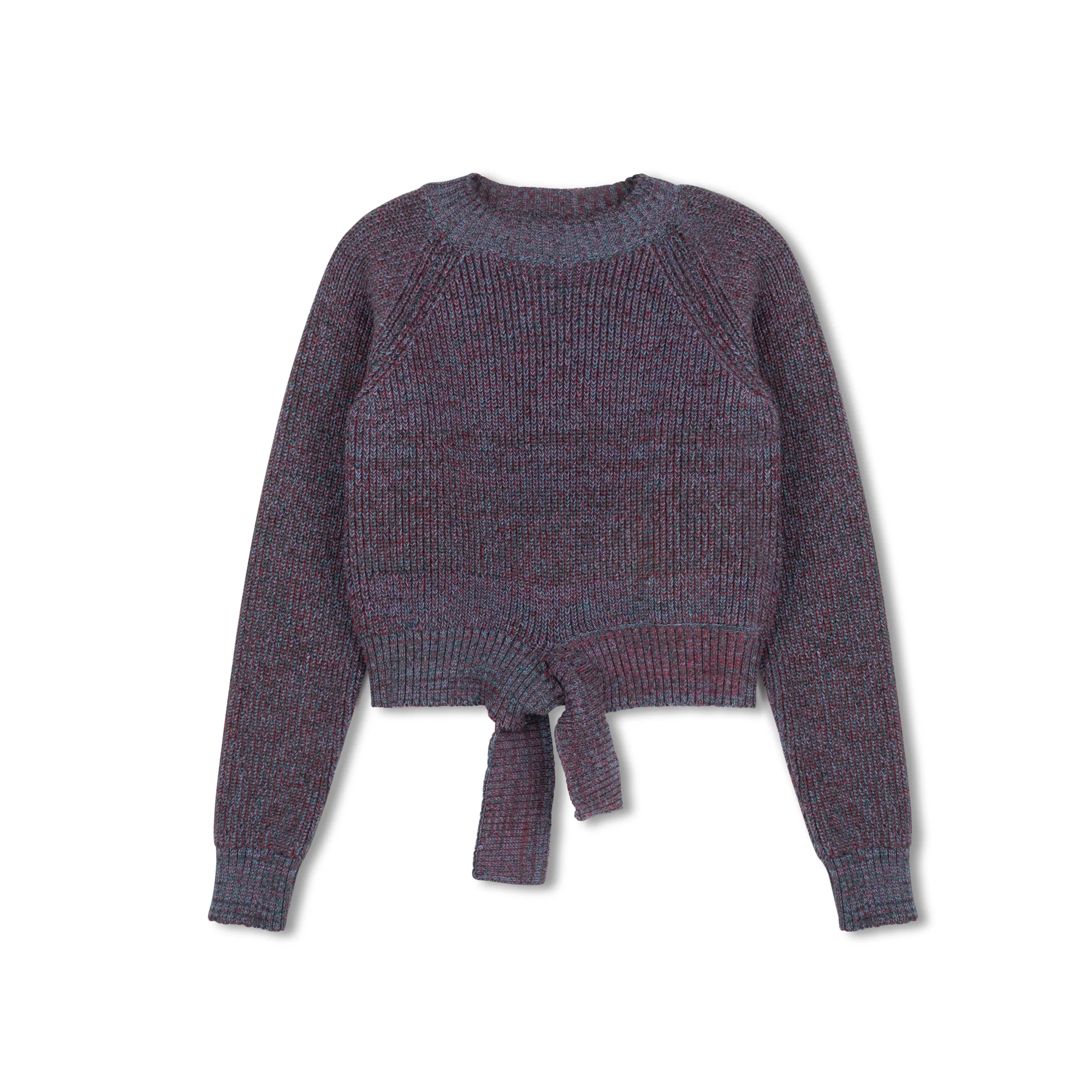 Velvette Label Teen Multi Color Tie Sweater