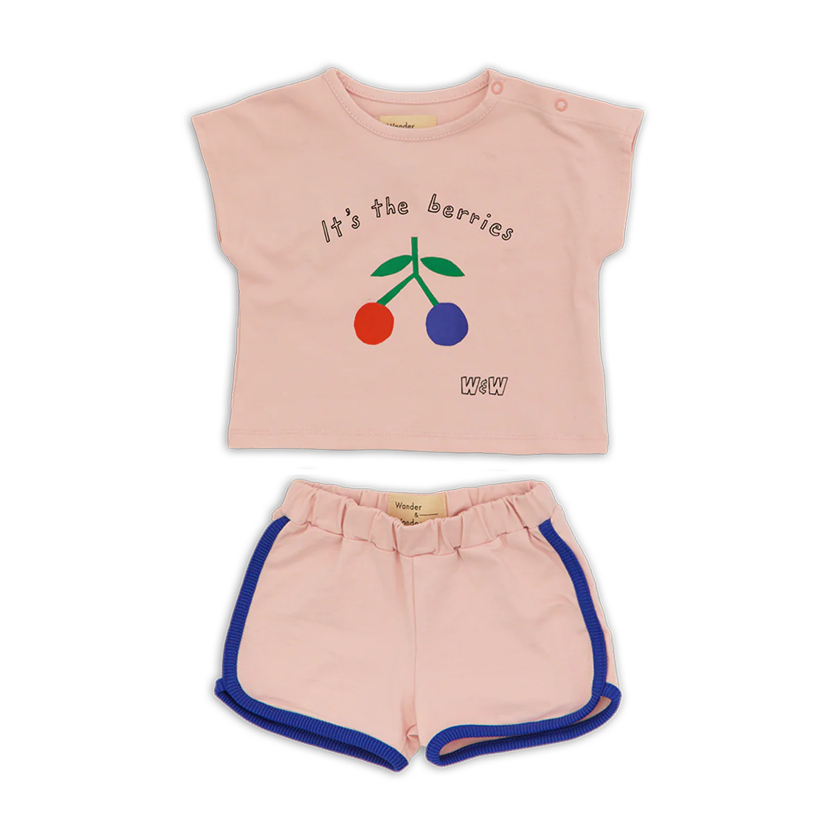 Wander + Wonder Petal Pink Baby Tank Set
