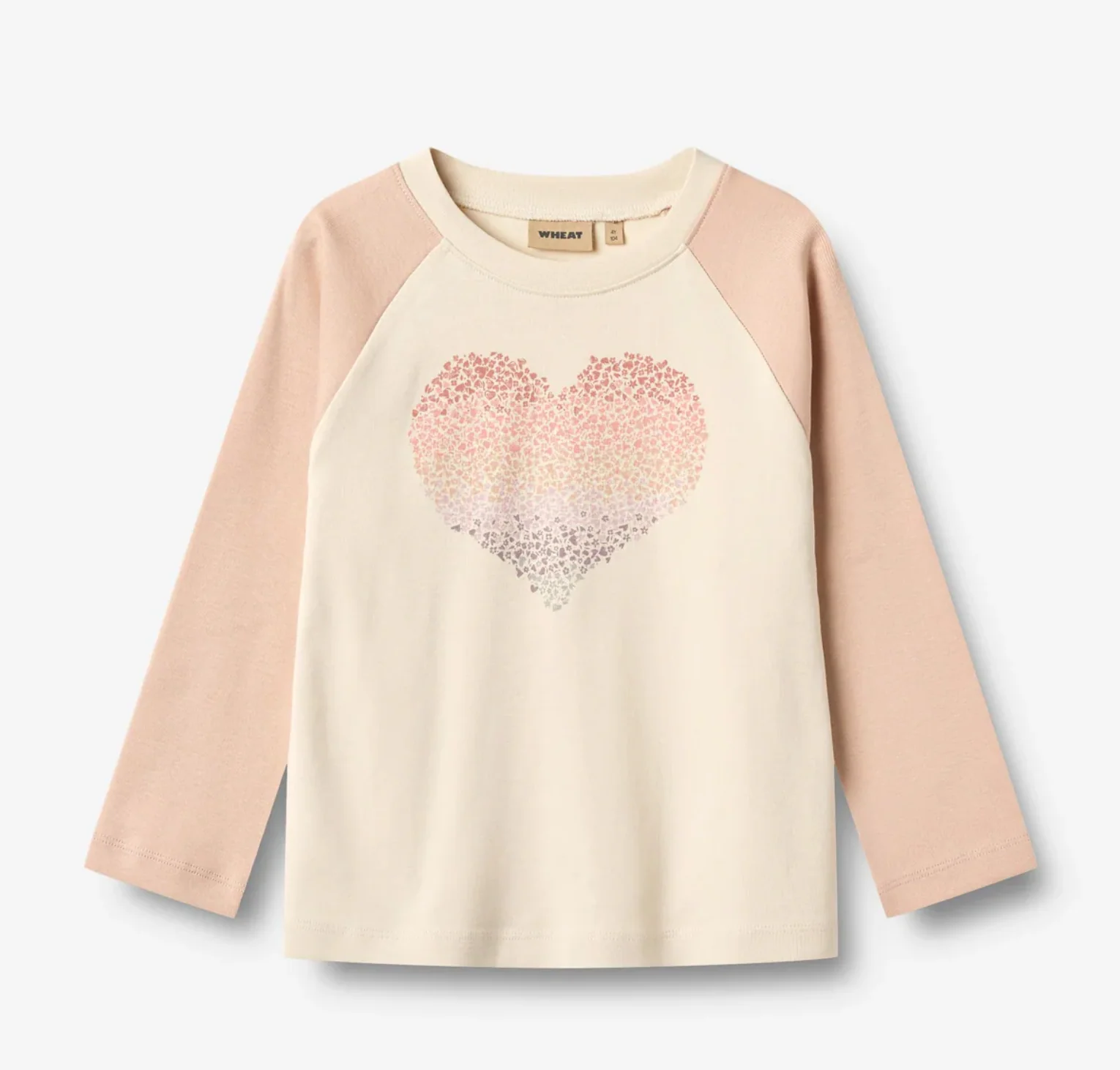 Wheat Rose Dust Darrin Heart T-Shirt