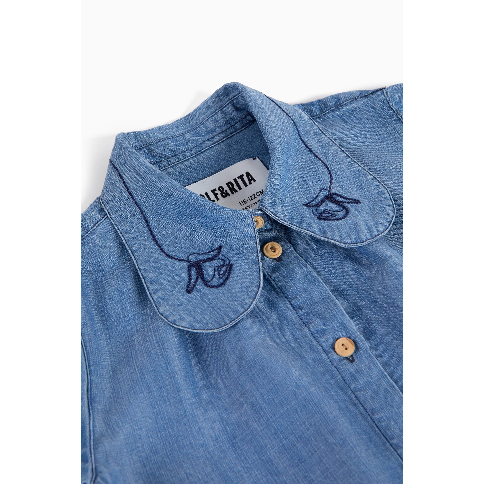 Wolf & Rita Lazuli Girl Blouse Adosinda Woven - Image 3