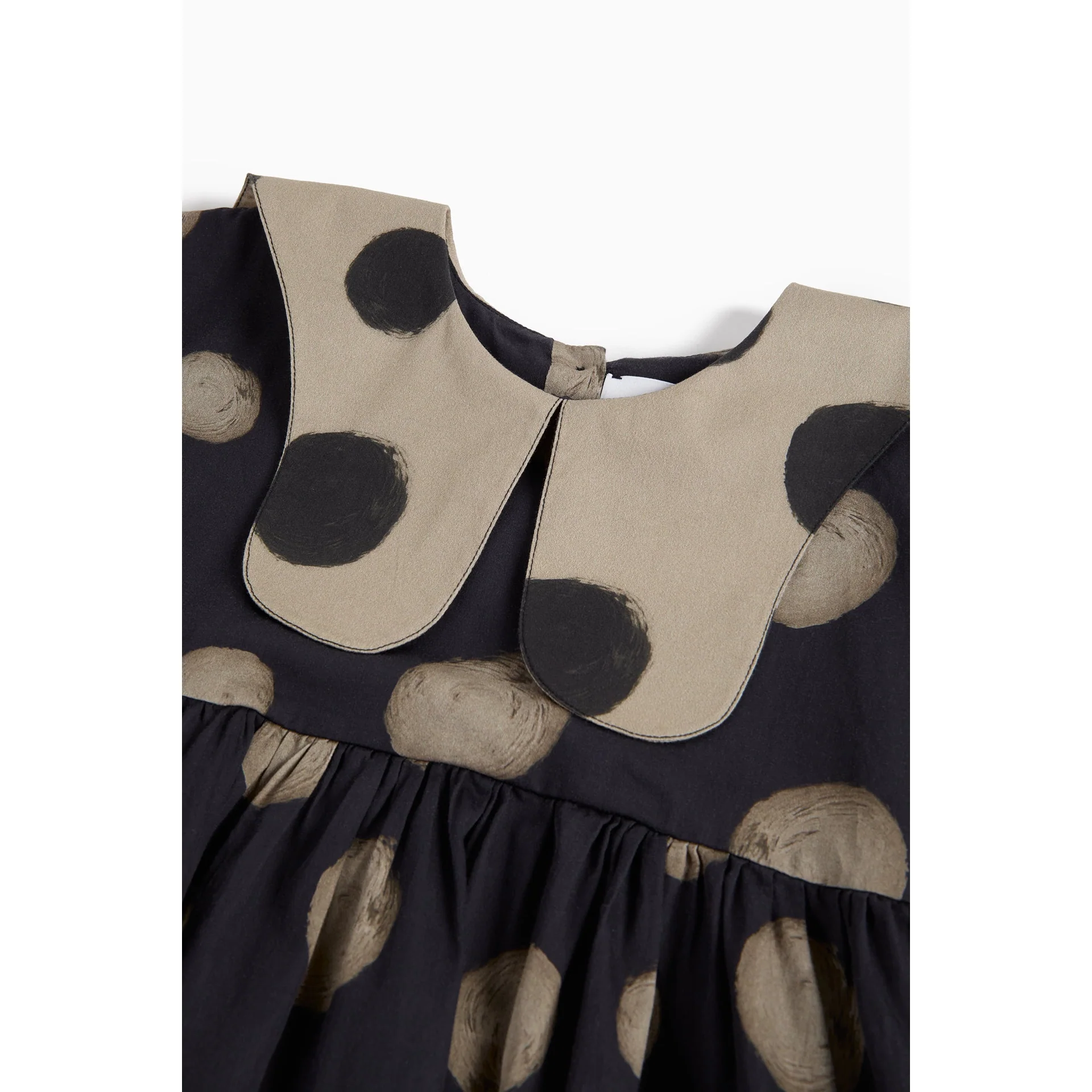 Wolf & Rita Polka Black Girl Dress Silvia Woven - Image 3