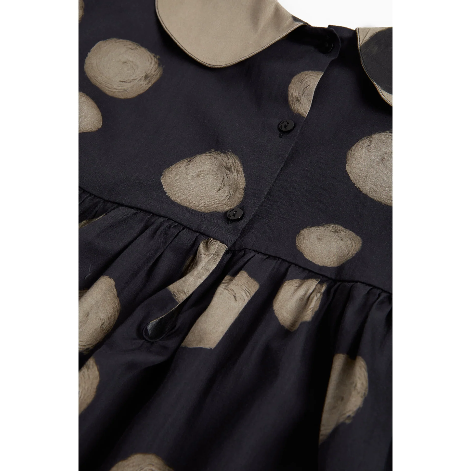 Wolf & Rita Polka Black Girl Dress Silvia Woven - Image 4