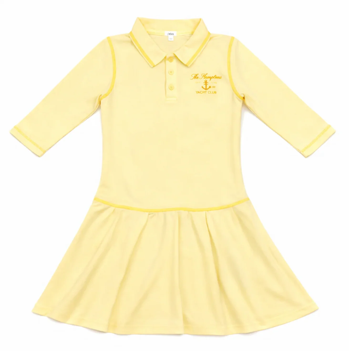 Bonjoy Yacht Club 3/4 Sleeve Dress - Yellow