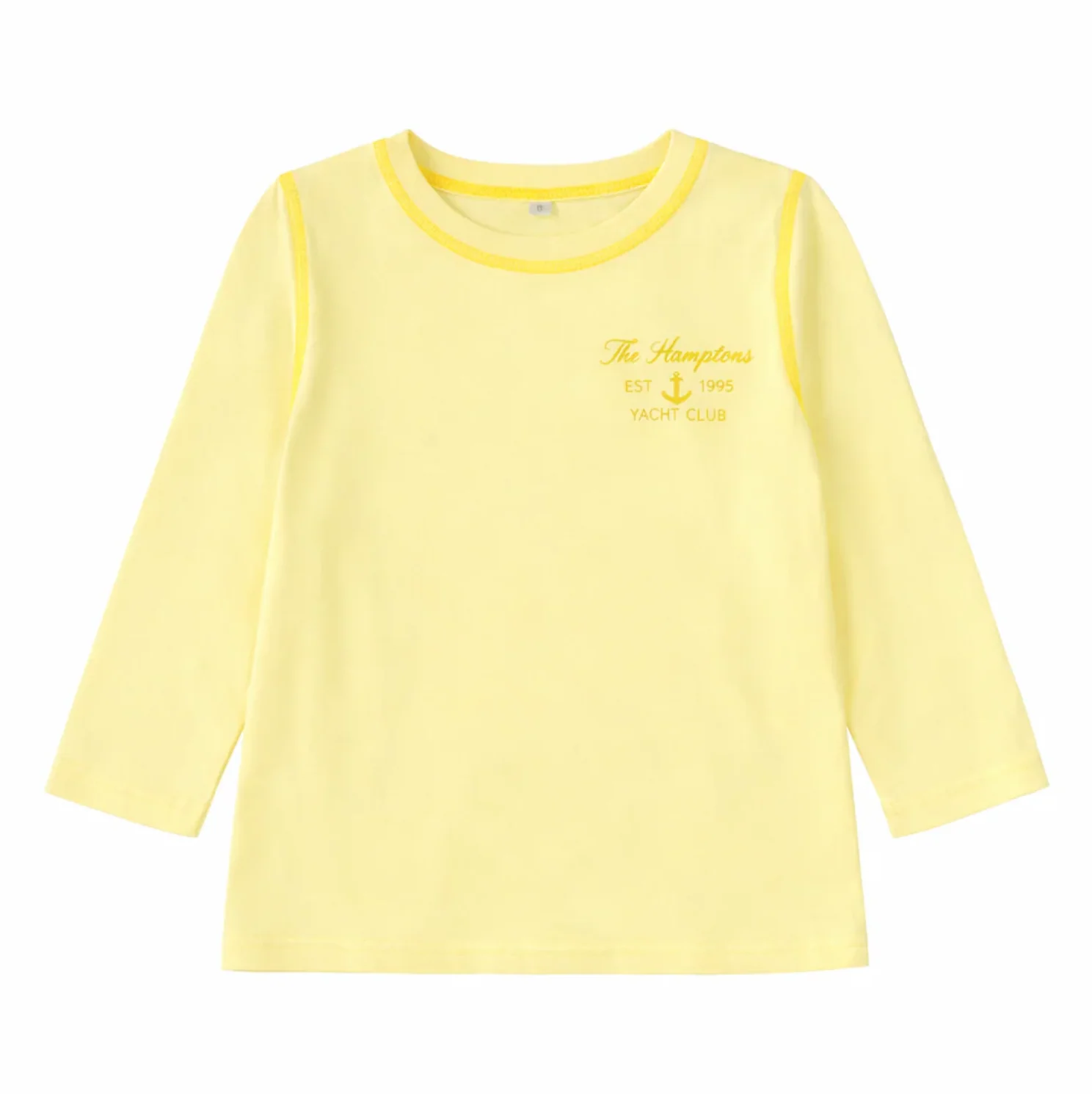 Bonjoy Yacht Club 3/4 Sleeve T-Shirt - Yellow