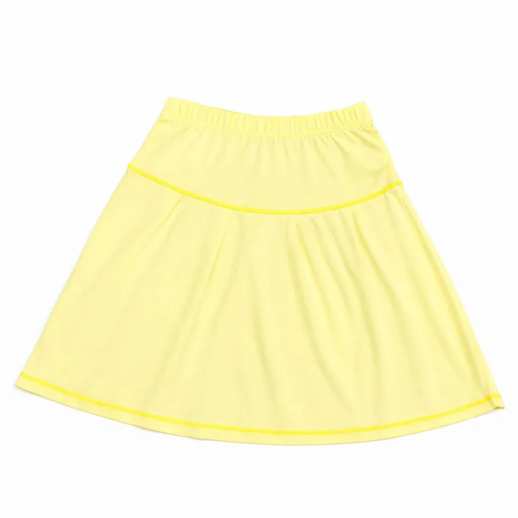 Bonjoy Yacht Club Box Pleat Skirt - Yellow