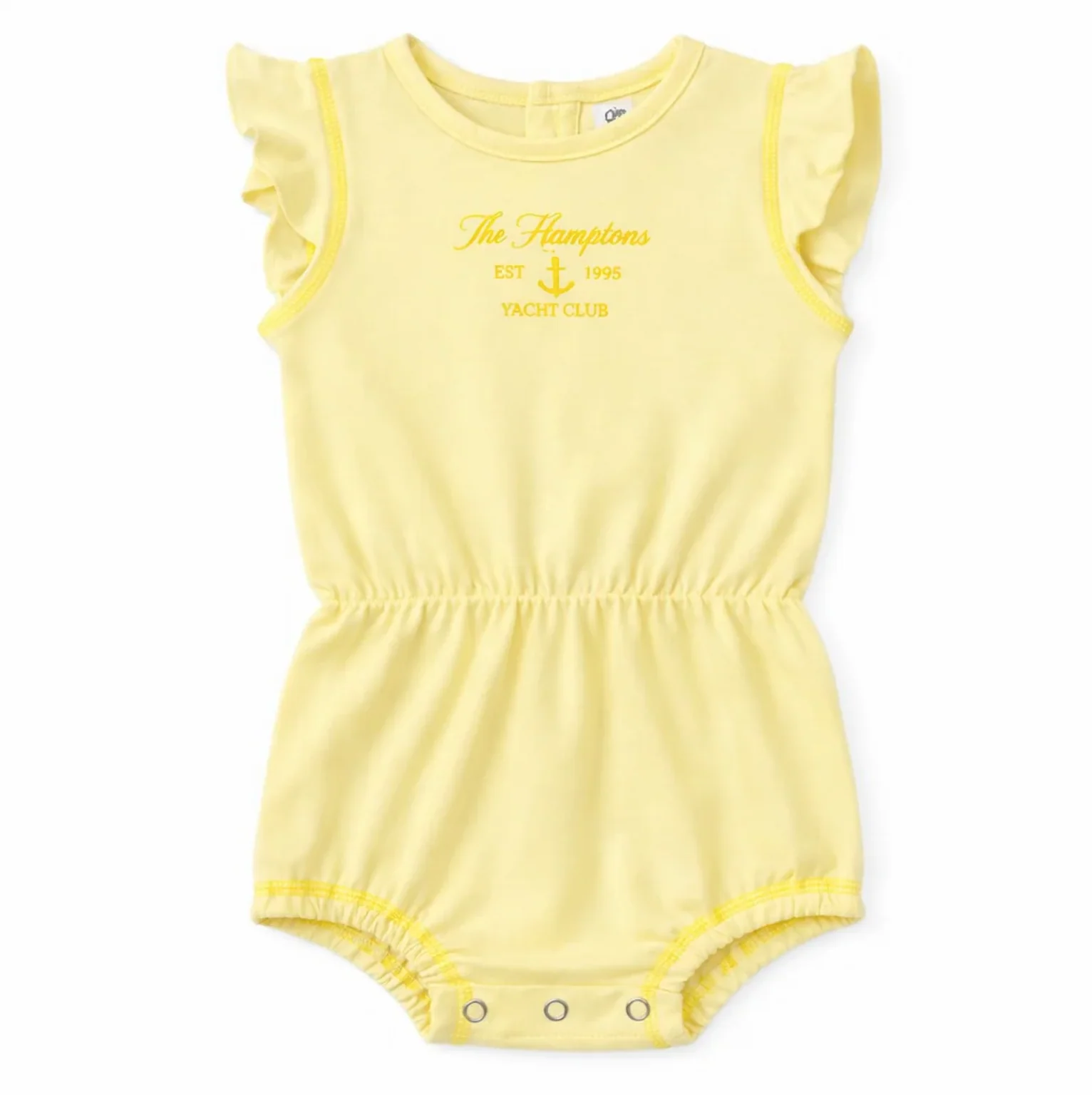 Bonjoy Yacht Club Romper - Yellow