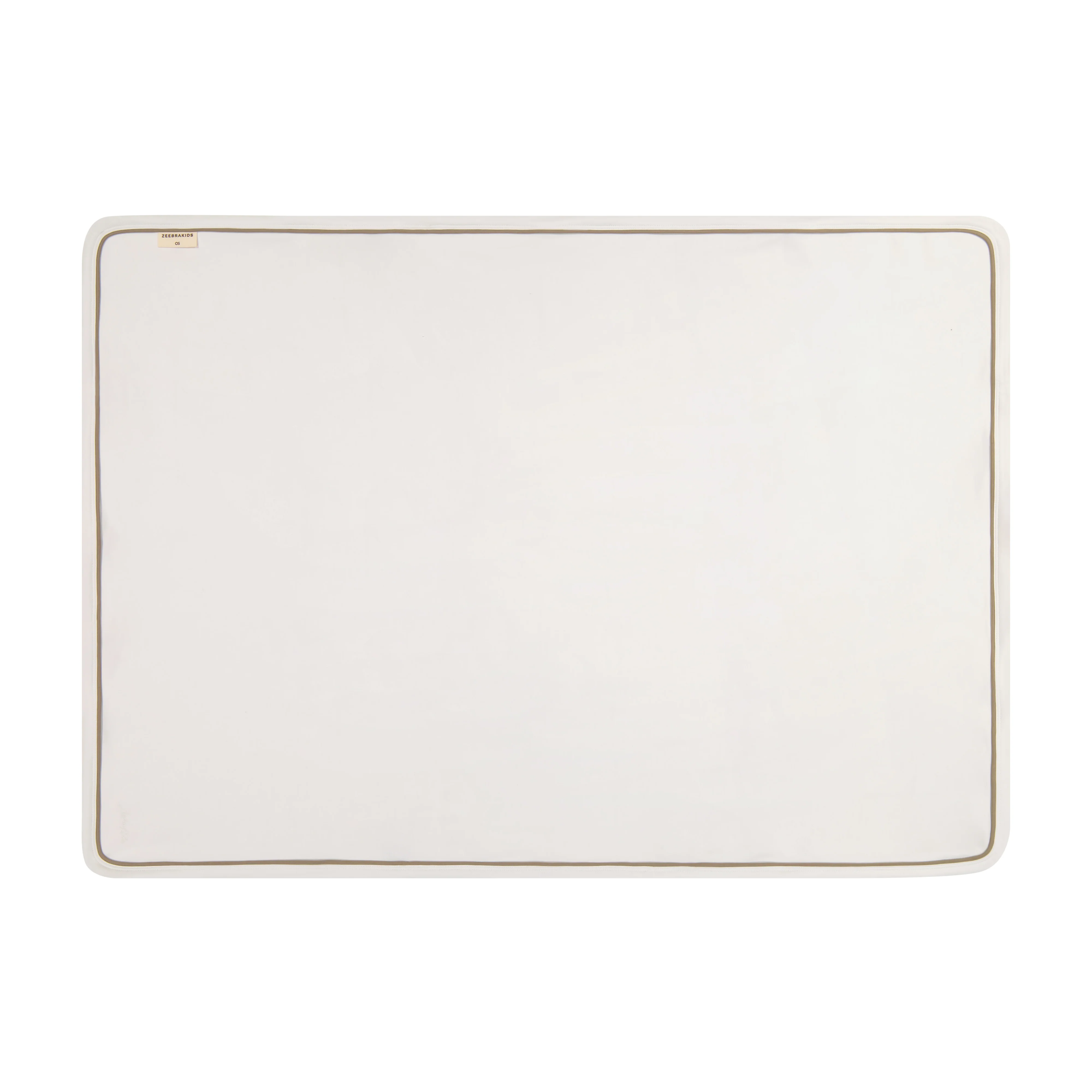 Zeebra Kids Ivory/Saddle Outline Wrap Blanket
